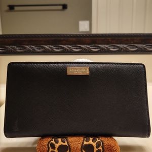 Kate Spade Stacy WLRU1601 Newbury Ln Black Wallet